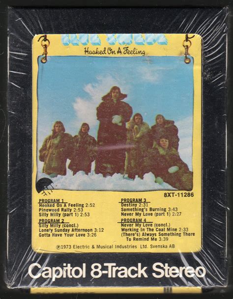 Blue Swede - Hooked On A Feeling 1974 CAPITOL Sealed AC1 8-track tape