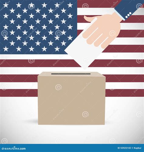 Vote for America Election Background Stock Vector - Illustration of ...