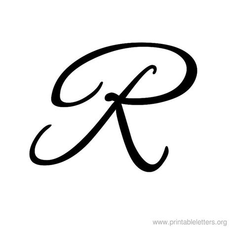 Letter R for Kids | Printable Alphabet Letters | Lettering alphabet, Letter r tattoo, Printable ...