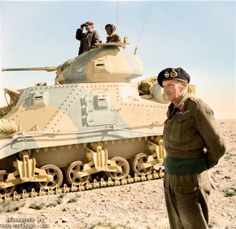 foto van WW2 Colourised Photos. Bernard Montgomery, Battlefield 1942 ...