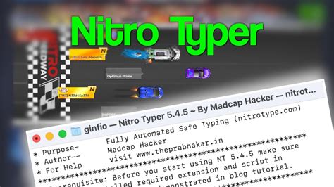 How to use murgee auto typer for nitro type - casagarry