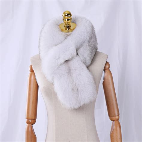 2020 New Fashion Genuine Full Pelt Fox Fur Scarf Women's Winter Natural ...