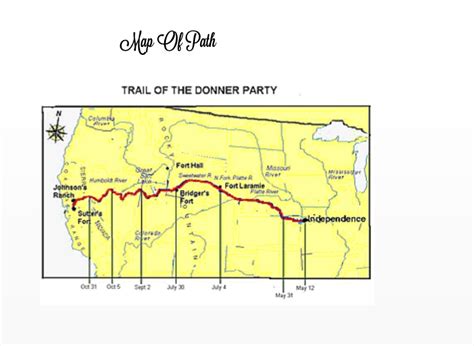 Donner Party Map