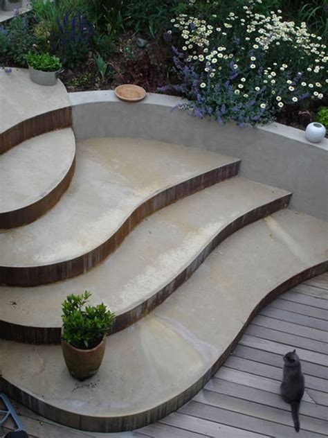 40 Ideas of How To Design Exterior Stairways | Patio steps, Garden stairs, Garden steps