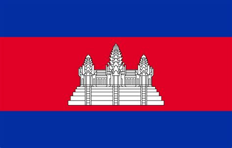 Cambodia Flag Colouring Page – Flags Web