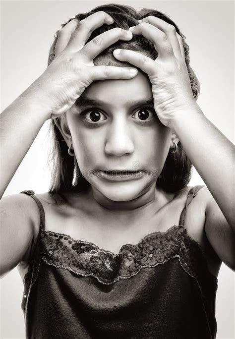 Dramatic Image Of A Latin Girl With An Angry Face Stock Images - Image: 20967554