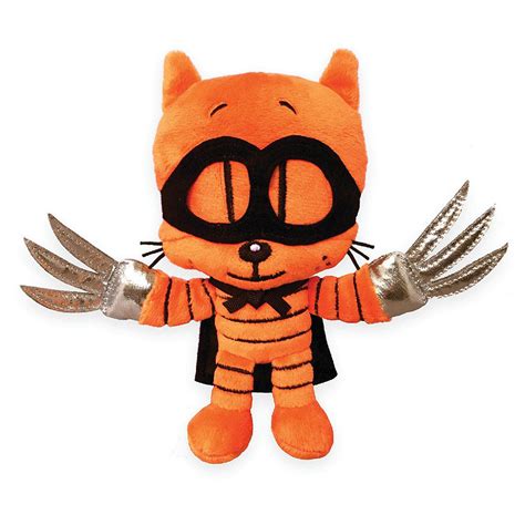 MerryMakers - DOG MAN'S CAT KID 6.5" Orange Plush Cat | Oriental Trading