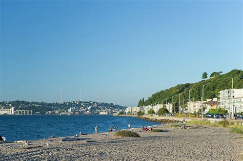 Alki Beach Park, West Seattle Photograph by David L Moore - Fine Art America