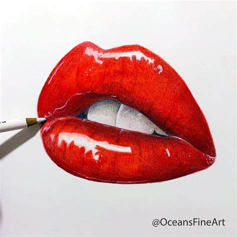 Pencil Drawing Images, Pencil Drawings Easy, Lips Drawing, Skull Drawing, Color Pencil Drawing ...