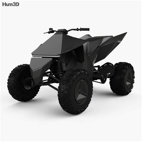 Tesla Cyberquad ATV 2019 3D model - Download ATV on 3DModels.org