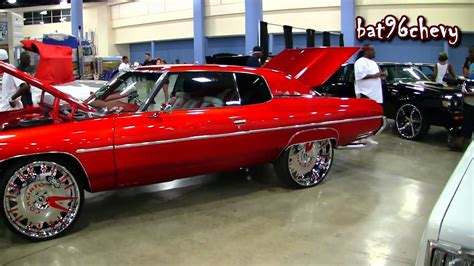 Candy RED 72 Impala Custom Donk on 26" Forgiatos Enzo Wheels - 1080p HD - YouTube