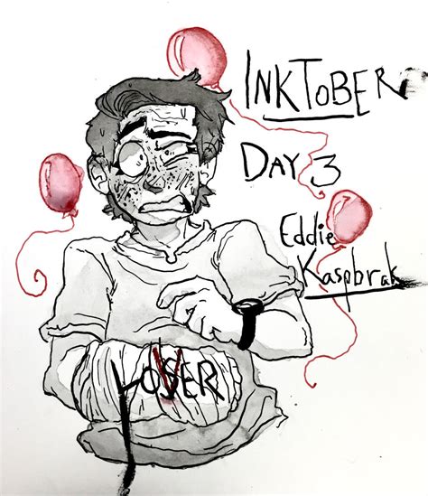 inktober day 3 - eddie kaspbrak by burshamo on DeviantArt