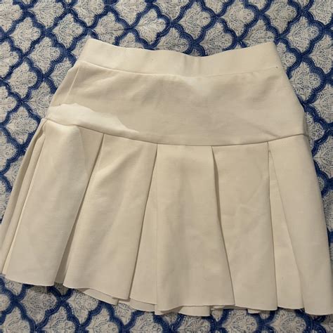 White tennis skirt - Depop