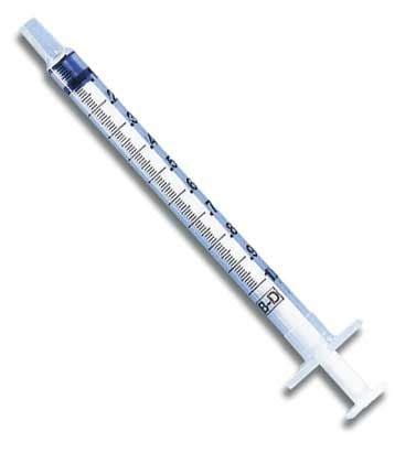 1 mL Syringes without Needle BD 309628, 309659, 329650, BD Syringe