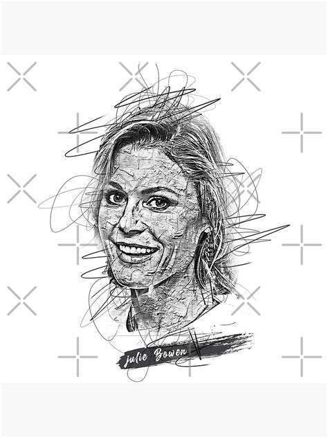 "Julie Bowen Abstract Sketch Art, Julie Bowen Sketch Design, Julie ...