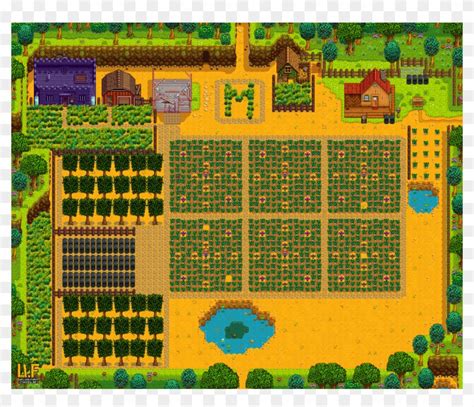 Plan - Stardew Valley Junimo Hut Layout, HD Png Download - 1280x1040 ...