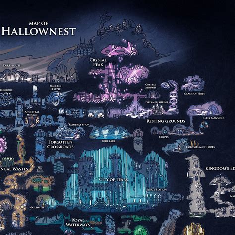 The Art Of Exploration: Unraveling The Depths Of Hallownest With Map Maker - France Location on ...