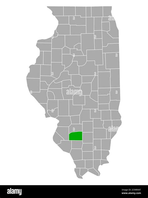 Map of Washington in Illinois Stock Photo - Alamy