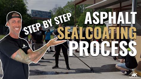 Asphalt Sealcoating: The Step-by-Step Process - YouTube