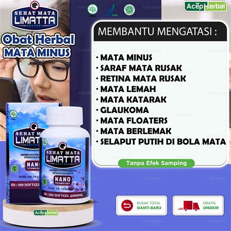 Jual Obat Saraf Mata Rusak Dan Lemah Mata Minus Retina Mata Rusak Mata ...