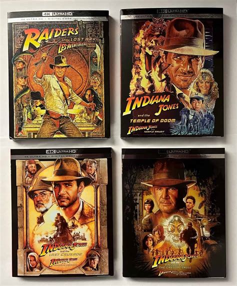 4K Blu-ray Review: Raiders Of The Lost Ark / Indiana Jones & The Temple Of Doom / Last Crusade ...