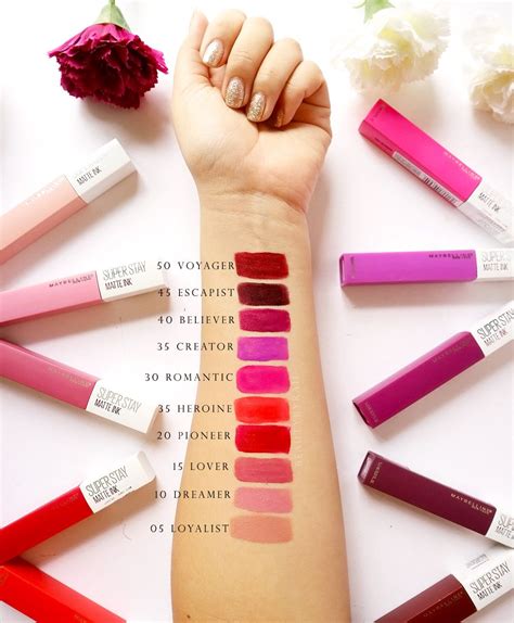 Maybelline superstay matte ink liquid lips review swatches beautybyrah ...