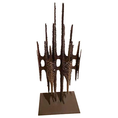 Brutalist Studio Sculpture by John De La Rosa at 1stDibs