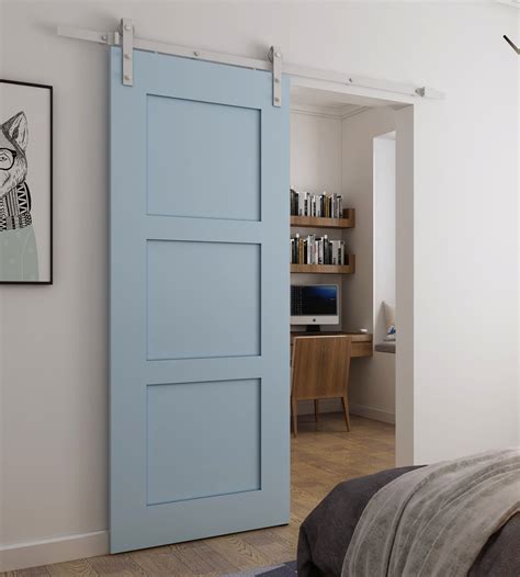 Sliding Barn Door Track | White Finish Barn Door Hardware BB02W – AUBarndoor