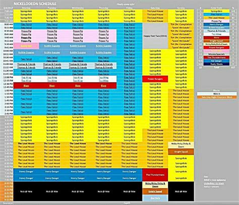 Nickelodeon Schedule Archive II — Finally! Here's Nickelodeon's Schedule for June...