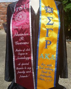 36 Best Alpha kappa alpha graduation stole ideas | alpha kappa alpha graduation stole ...