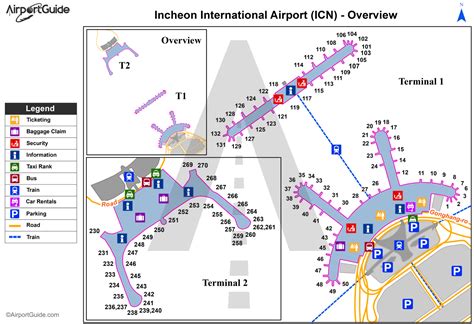 Incheon Airport Terminal Map