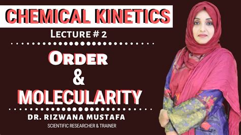 Chemical kinetics | Lec#2 || Order and molecularity | Difference | Reactions | Examples | Dr ...