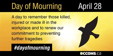 CCOHS: National Day of Mourning – April 28