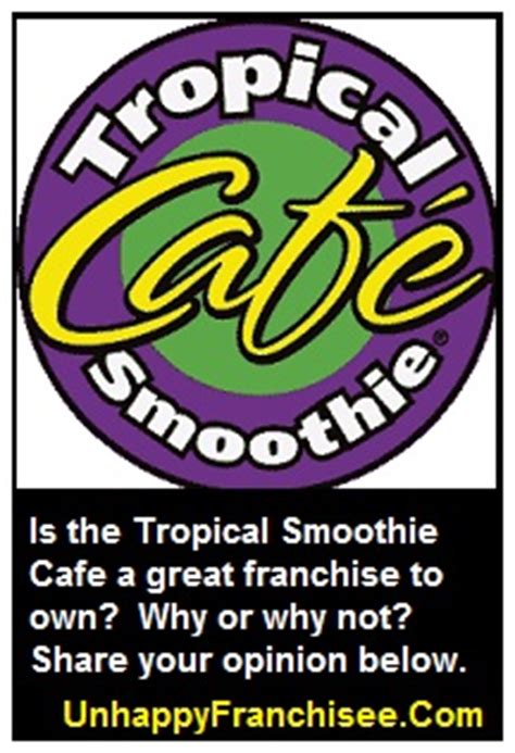 TROPICAL SMOOTHIE CAFE Franchise Complaints