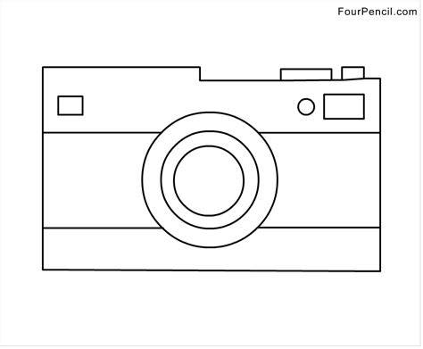 Movie Camera Coloring Pages