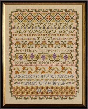 Band Sampler Traditional Counted Cross Stitch Kit - Royal School of Needlework