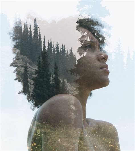 Dramatic Double Exposures That Blend Portraiture and Nature Photography ...