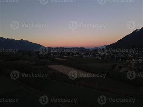 Sunset viewed from Drone 10341515 Stock Photo at Vecteezy