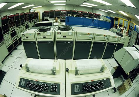 Main computer room at Fermilab - Stock Image - T450/0016 - Science Photo Library