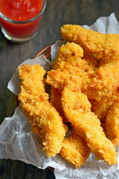 Crispy Oven Baked Chicken Nuggets and Strips - Living Locurto