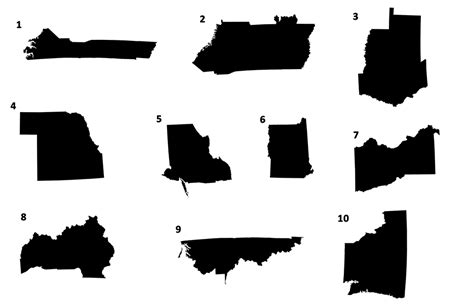 US State Silhouettes Quiz - By e7odie