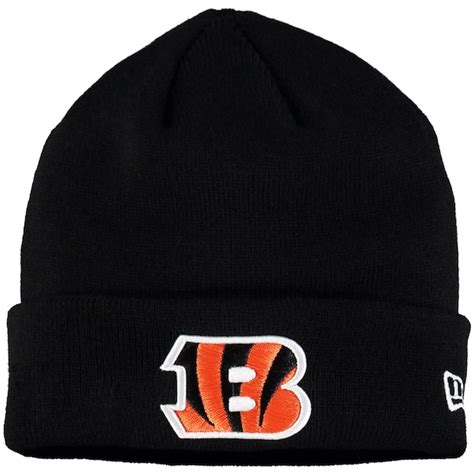 Cincinnati Bengals New Era Solid Cuffed Knit Hat - Black - Fanatics.com