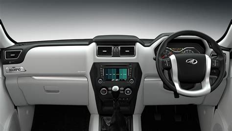 Mahindra Scorpio Facelift Interior Dashboard - CarBlogIndia