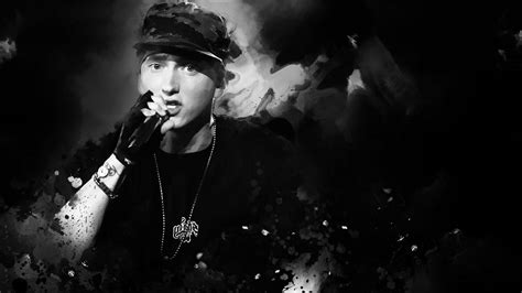 Eminem Wallpapers Black White - Wallpaper Cave