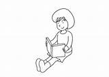 Coloring Page To read a Book  Free Printable coloring Pages Img 30208 sketch template