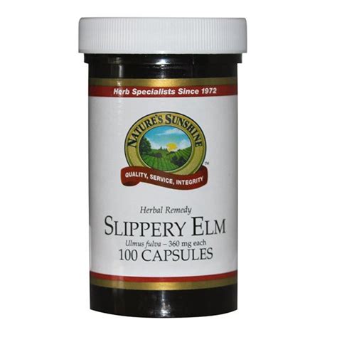 Slippery Elm 100 capsules - Go For Health