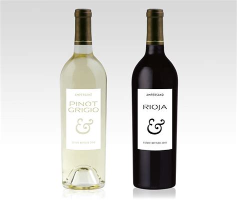 Wine label concept | with ampersand cut out to reflect the c… | Flickr