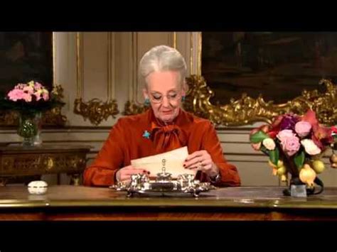 Her Majesty Queen Margrethe II of Denmark Delivers Her New Year Speech ...