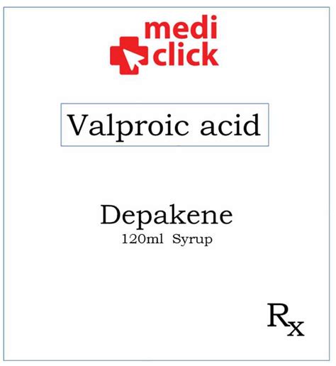 Depakene 250mg/5ml 120ml 1 Bottle - Mediclick PH