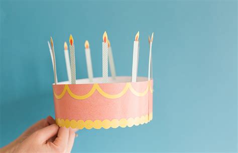 DIY printable birthday crown - The House That Lars Built